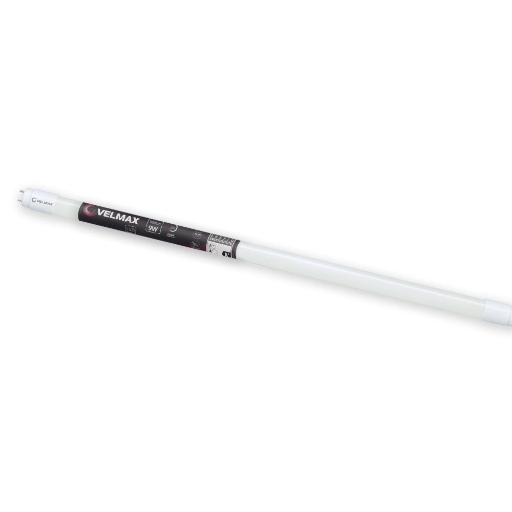 LED-лампа Velmax V-T8 9W 600 мм G13 6200K 900 Lm (28688276)