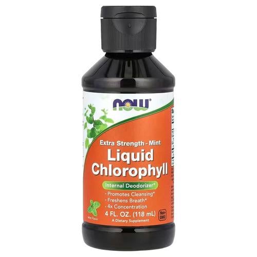 Хлорофилл NOW Liquid Chlorophyll Mint 118 мл (NOW-02642)
