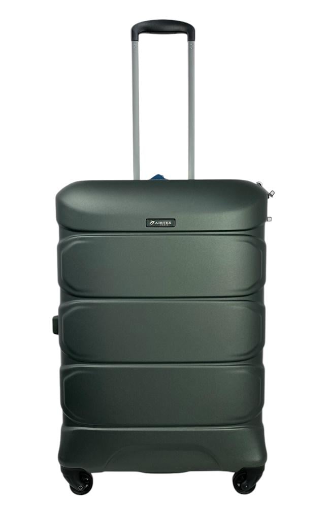 Валіза середня Airtex 748 полікарбонат M Темно-зелений - фото 1 Валіза середня Airtex 748 полікарбонат M Темно-зелений - фото 1