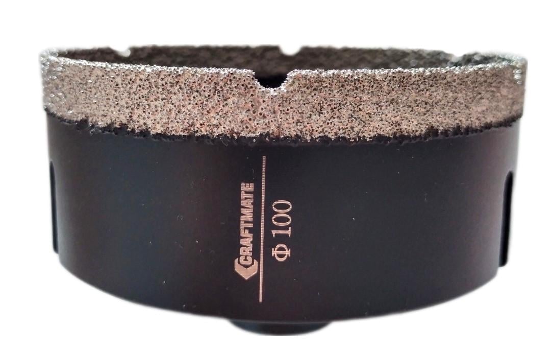 Алмазна коронка Craftmate 100 мм М14 сухе свердління для КШМ - фото 1