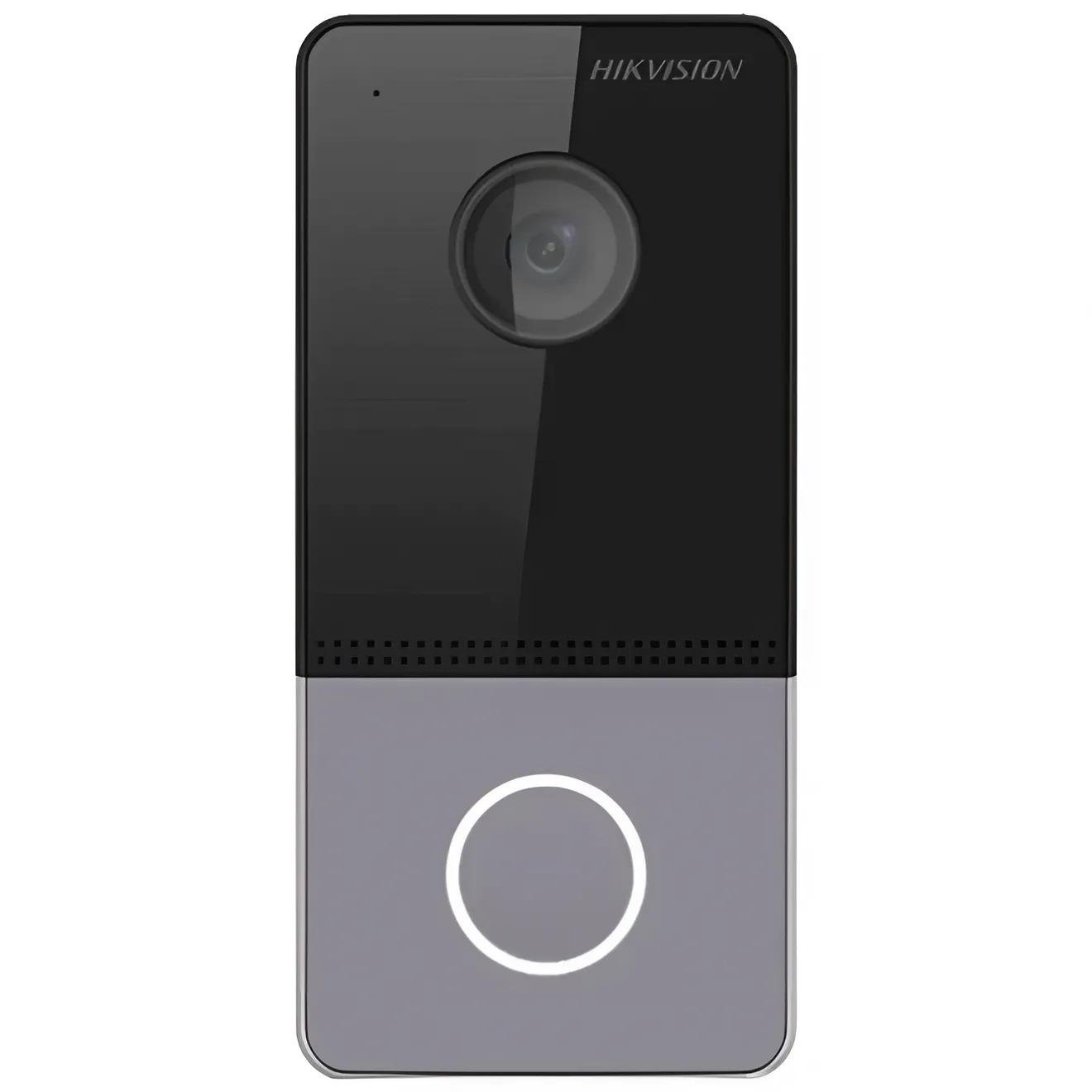 Вызывная панель с камерой Hikvision DS-KV6103- PE1 С PoE встроенный динамик и микрофон одноабонентская IP65 Серый (488eef28)