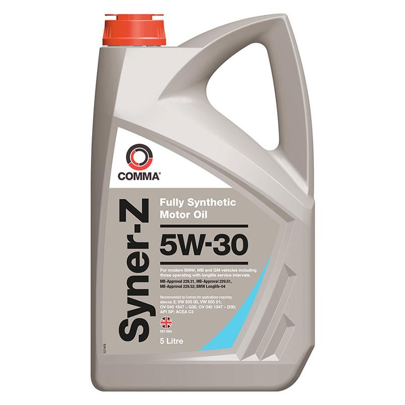 Моторне масло COMMA SYNER-Z 5W-30 5 л (SYZ5L)