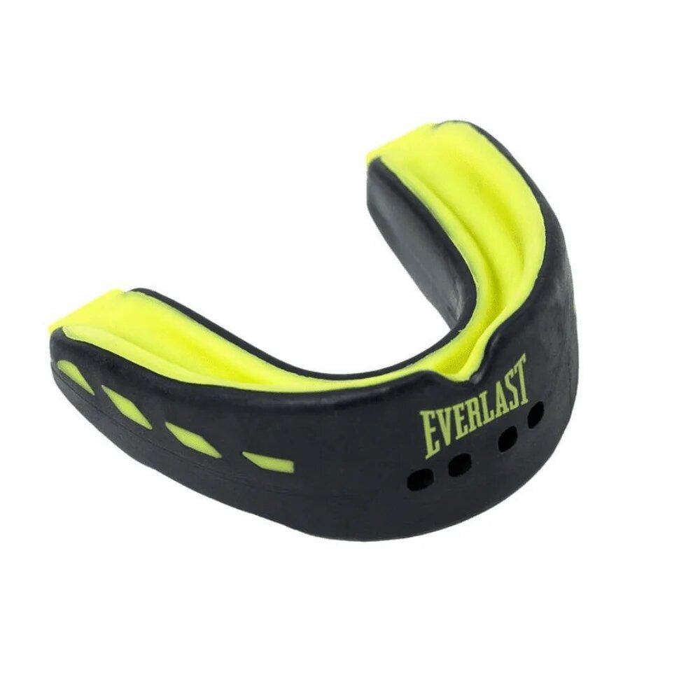 Капа для боксу Everlast EVERSHIELD DOUBLE MOUTH GUARD One Size Чорний/Зелений (P00003600)