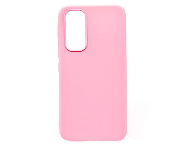 Матовый чехол накладка Silicone Matted для Samsung Galaxy A54 Розовый