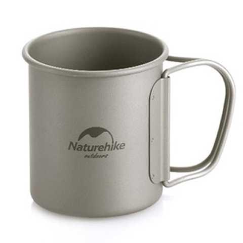 Кружка титанова Naturehike NH20CJ005 з ручкою 450 мл (14-79-6927595745786) - фото 3 Кружка титанова Naturehike NH20CJ005 з ручкою 450 мл (14-79-6927595745786) - фото 3