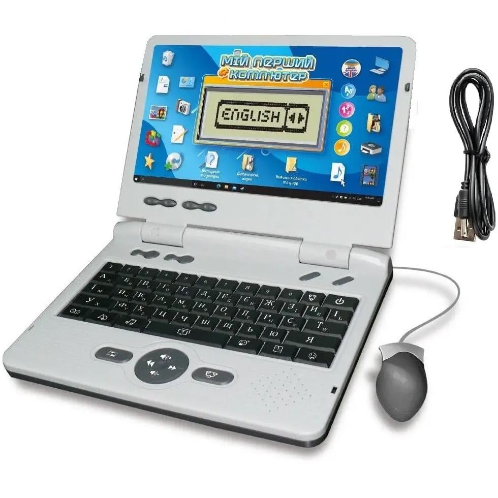 Електронна іграшка дитяча Ноутбук з мишкою інтерактивний/розвивальний (28443799) Електронна іграшка дитяча Ноутбук з мишкою інтерактивний/розвивальний (28443799)