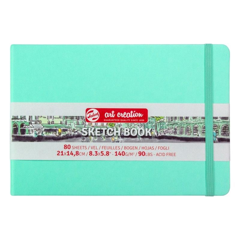 Альбом для графики Royal Talens Art Creation твердый переплет 140 г/кв. м 80 л. 21x15 см Fresh Mint (9314035M)