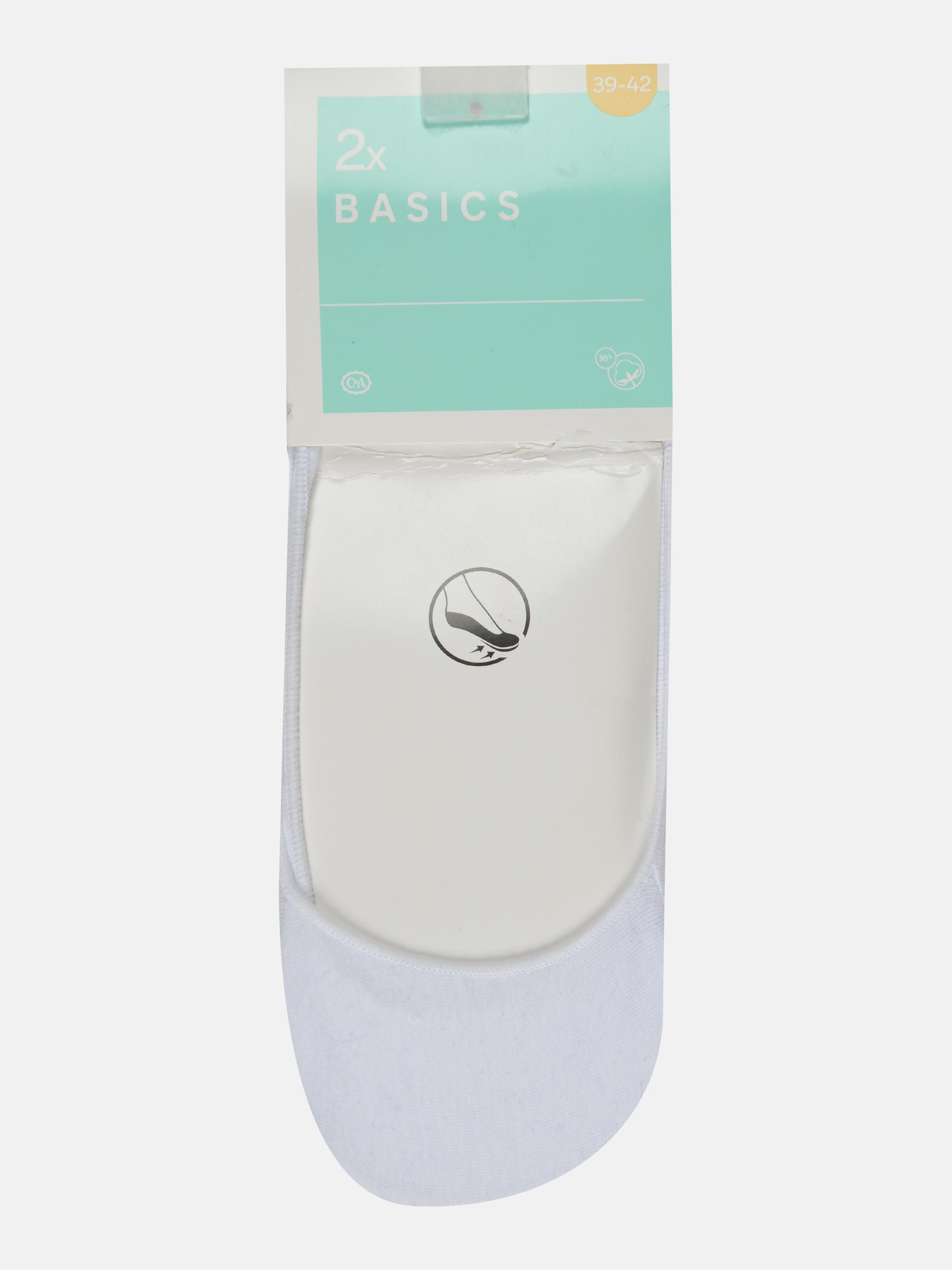 Шкарпетки C&A 2 пари р. 39-42 Білий (2245074090610)