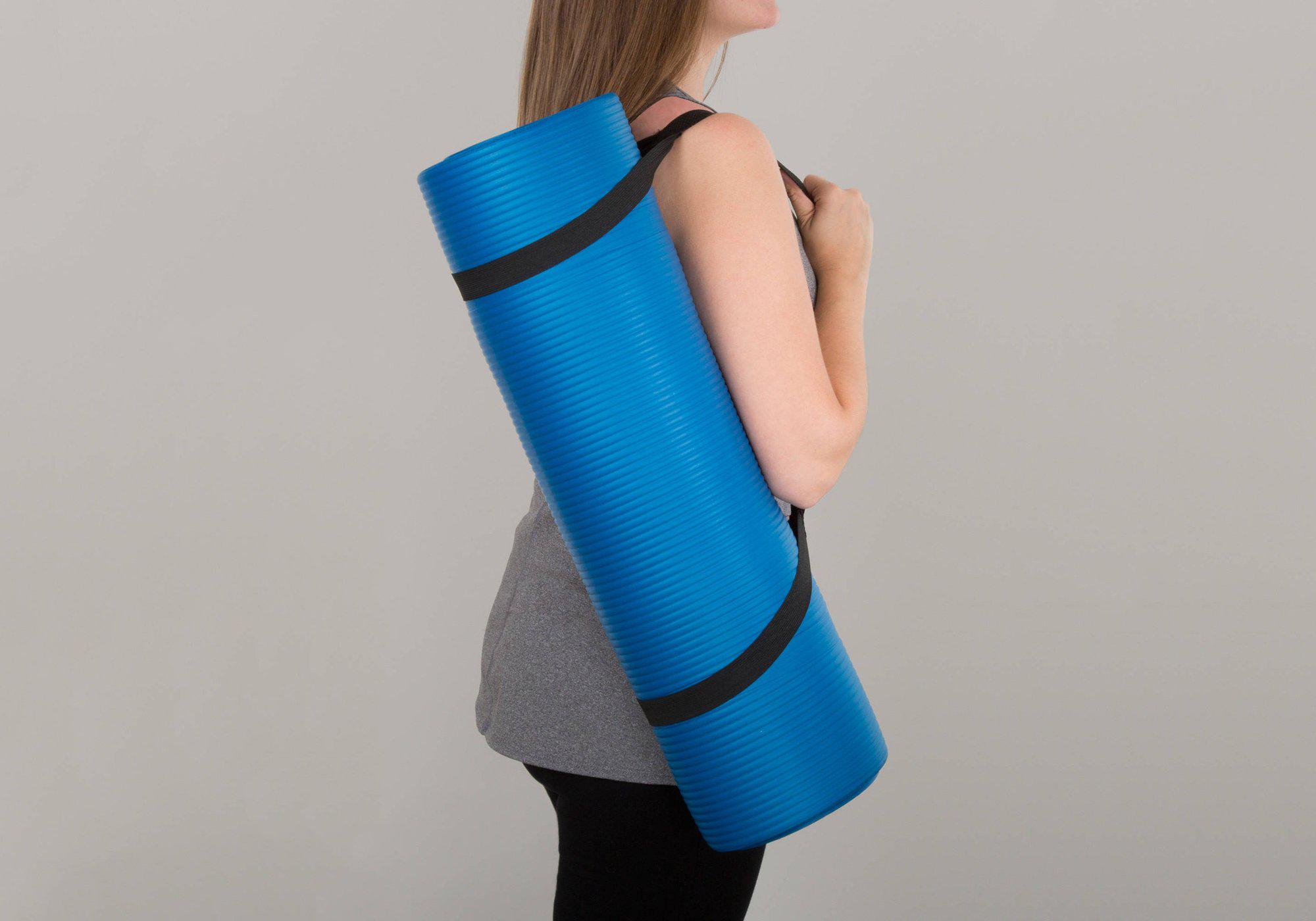 Коврик для йоги EasyFit NBR SOFT-Touch 15 мм Синий - фото 3 Коврик для йоги EasyFit NBR SOFT-Touch 15 мм Синий - фото 3