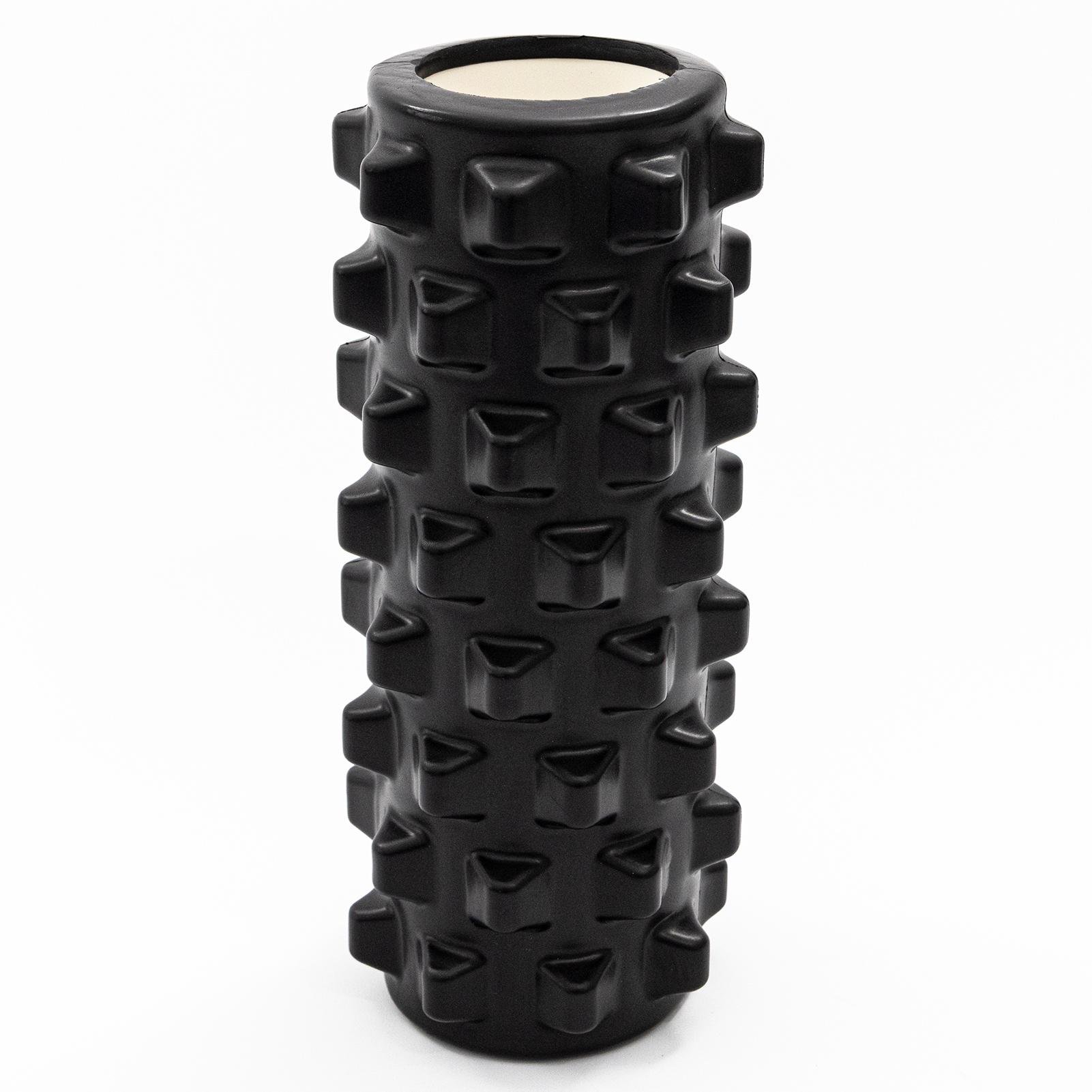 Массажный ролик OSPORT MS 0857-9 33x14 см Черный - фото 2