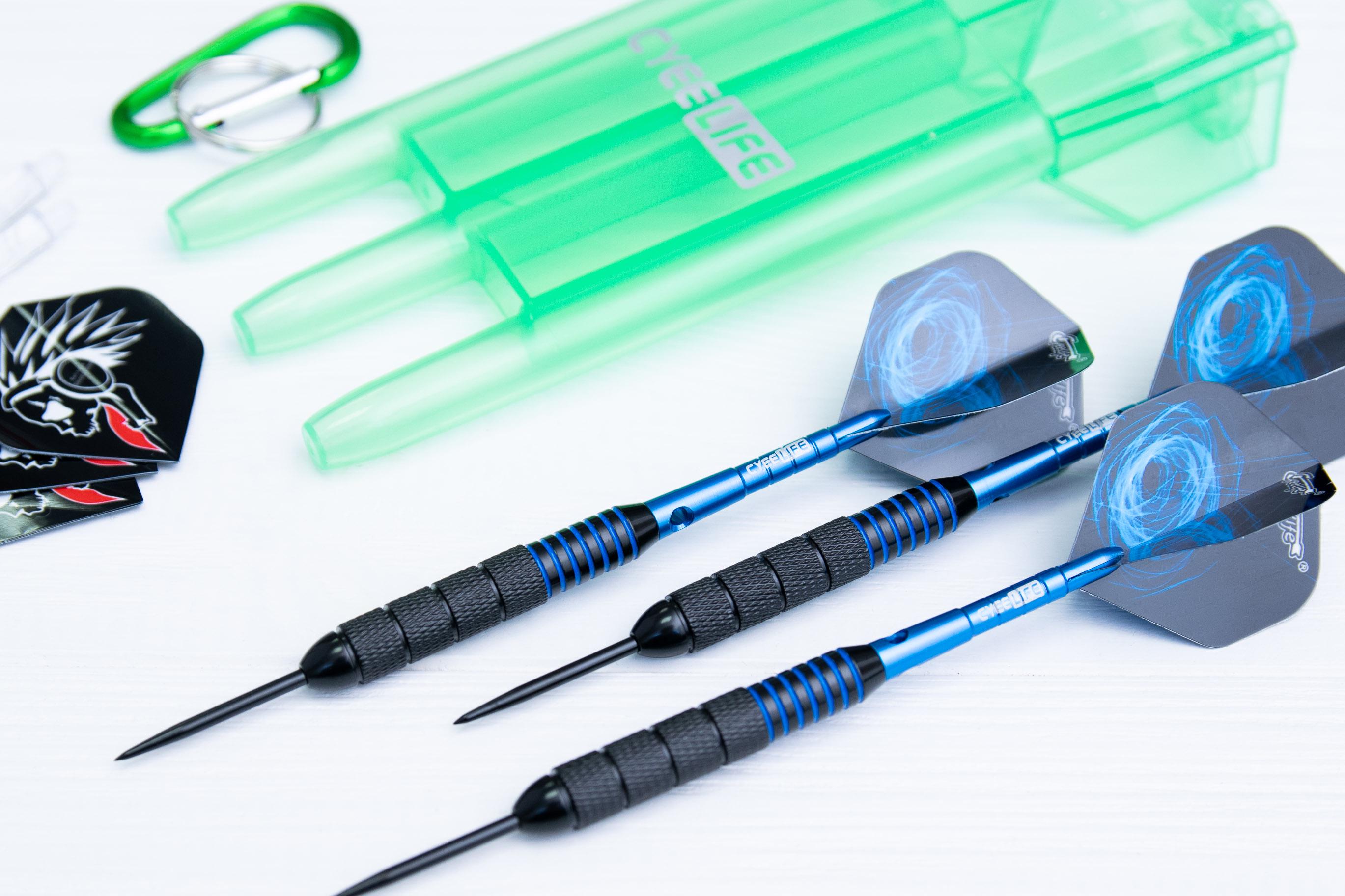 Дротики для дартс Cyee Life 25 г 3 шт. с боксом Синий