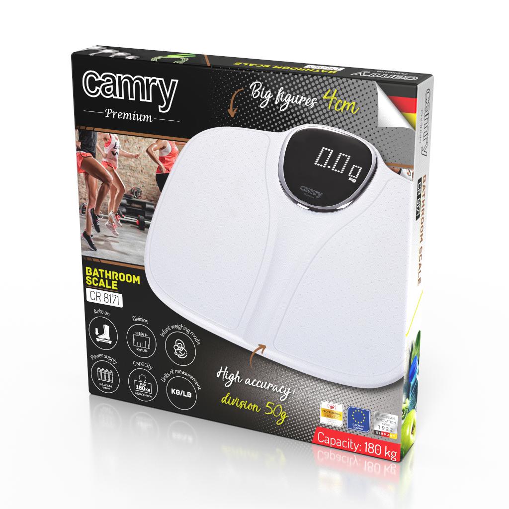 Весы напольные Camry CR 8171w 180 кг с функцией взвешивания младенцев - фото 15 Весы напольные Camry CR 8171w 180 кг с функцией взвешивания младенцев - фото 15