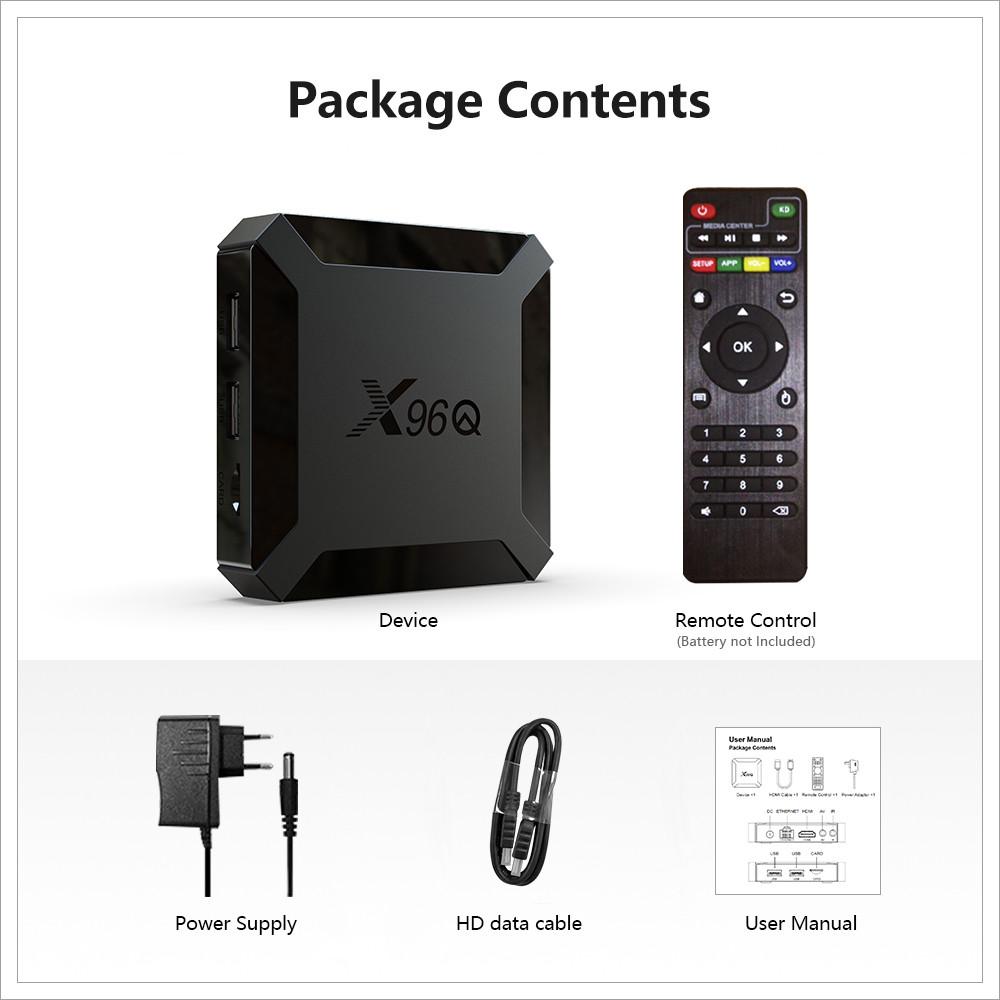 Медиаплеер X96Q Android TV Box 2/16GB 4K UHD Wi-Fi (2649912835) - фото 6 Медиаплеер X96Q Android TV Box 2/16GB 4K UHD Wi-Fi (2649912835) - фото 6