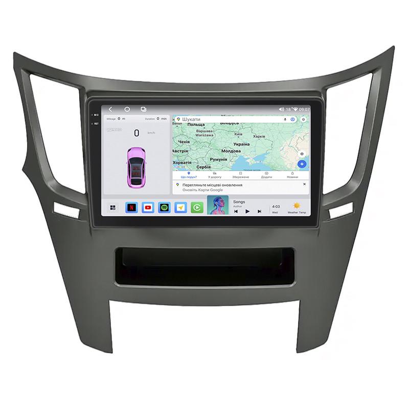 Автомагнитола штатная Lesko для Subaru Legacy V 2009-2012 4/64 QLED CarPlay 4G Wi-Fi GPS Prime 9" (22391780)