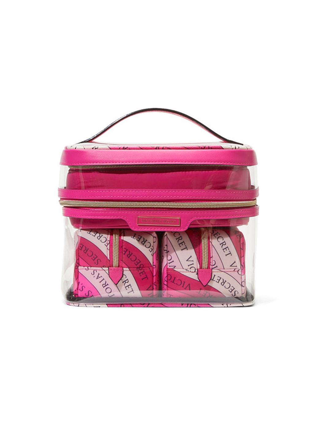 Набор косметичек Victoria's Secret 20x18x15 см Розовый (116000429195QBSOS)