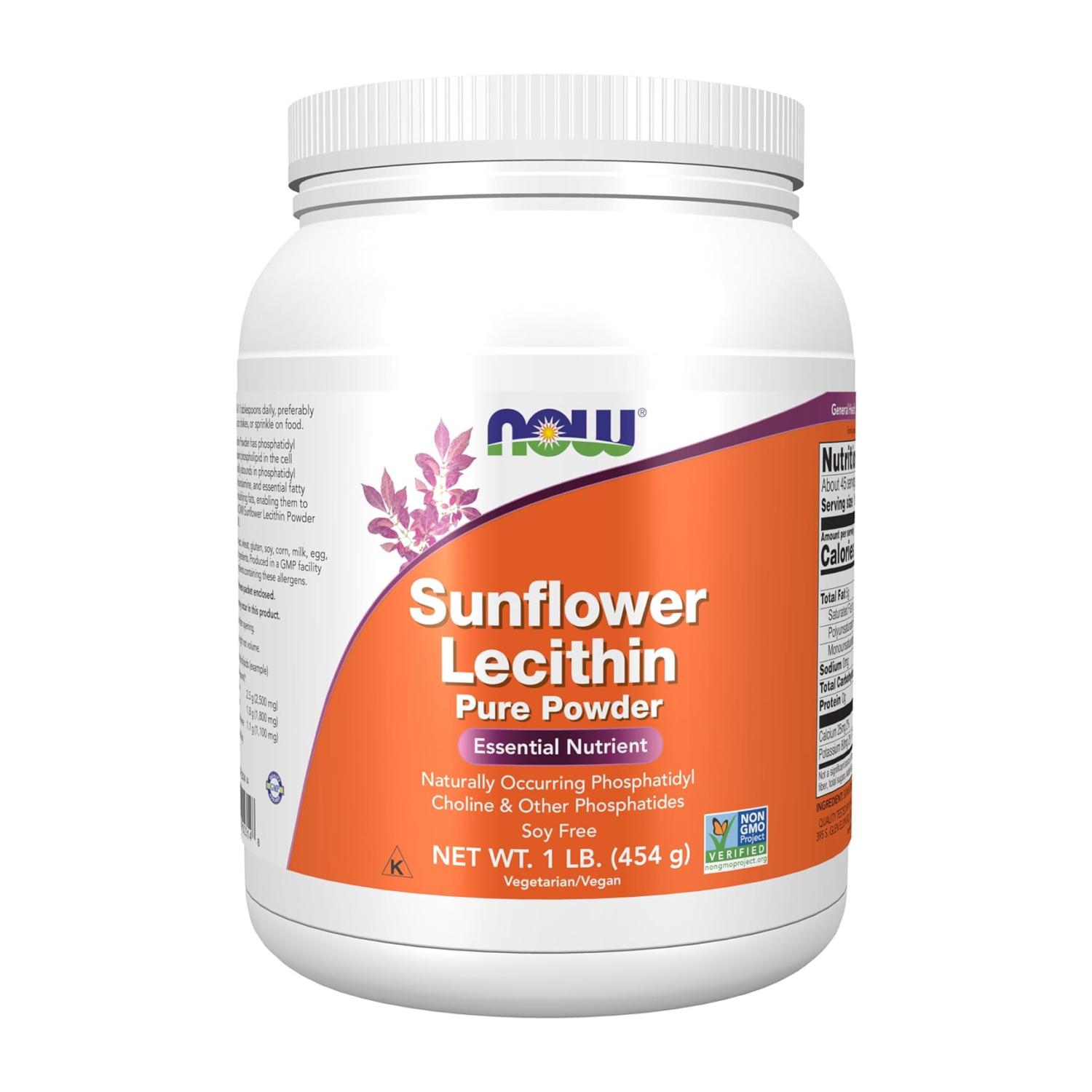 Добавка Now Foods Sunflower Lecithin порошок 454 г (CO004102)