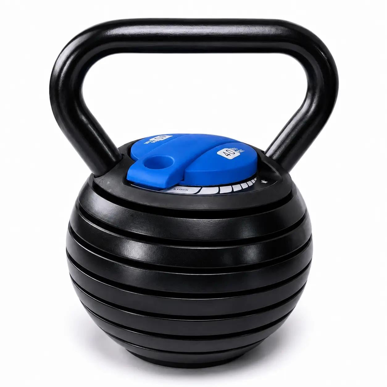 Гиря регулируемая MuvNext 40 lb Blue-Black от 3,5 до 18 кг 6 дисков 7в1 (KB-40LB-ADJ-BB) Гиря регулируемая MuvNext 40 lb Blue-Black от 3,5 до 18 кг 6 дисков 7в1 (KB-40LB-ADJ-BB)