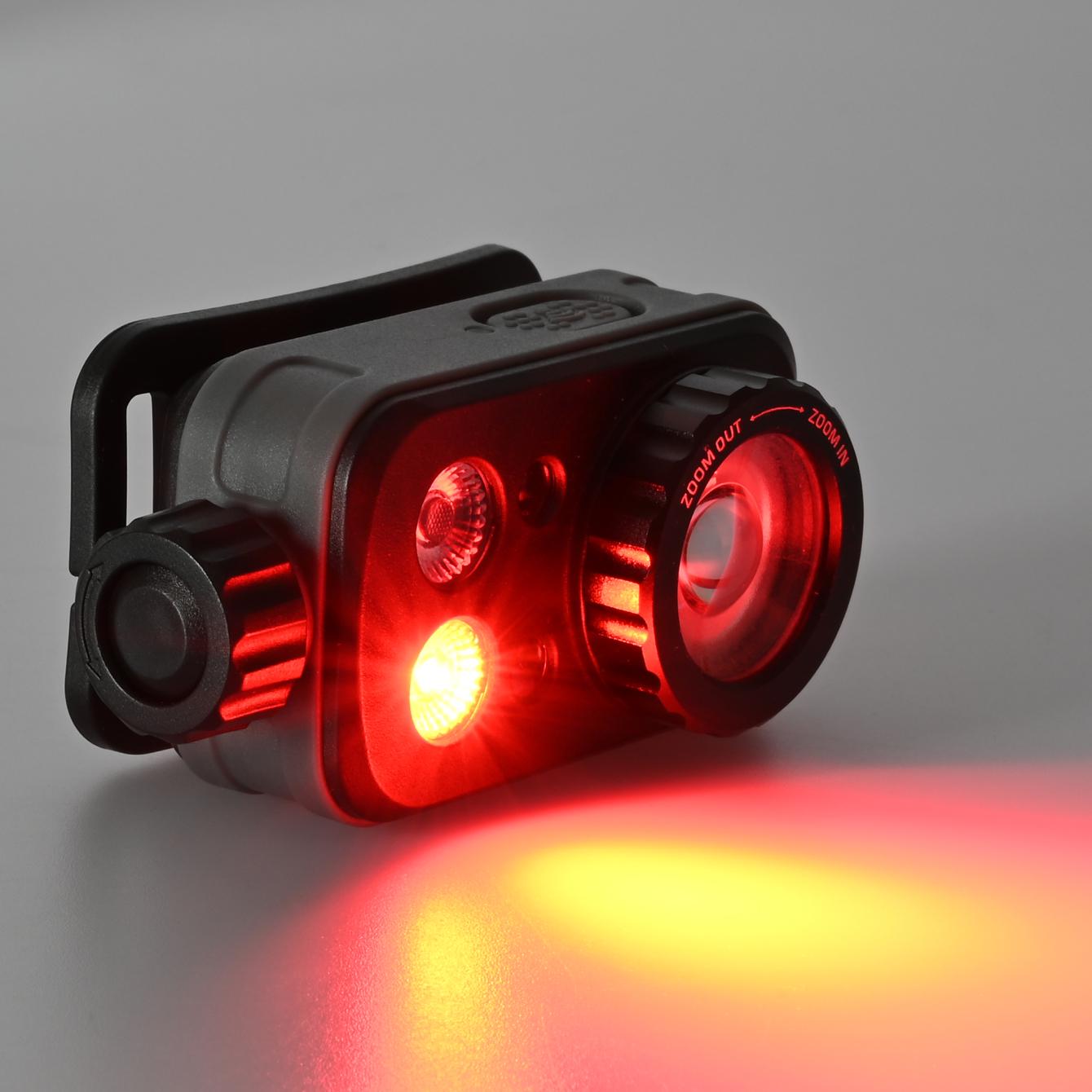 Фонарик налобный светодиодный Videx VLF-H046Z 500Lm 5000K белый-красный-зеленый свет (VLF-H046Z) - фото 13