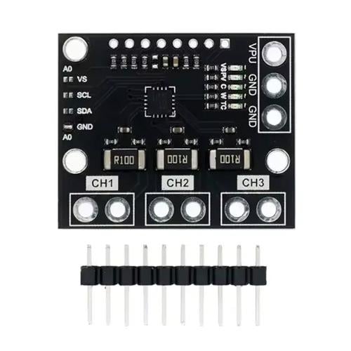 Датчик напряжения тока цифровой INA3221 трехканальный I2C (965617)