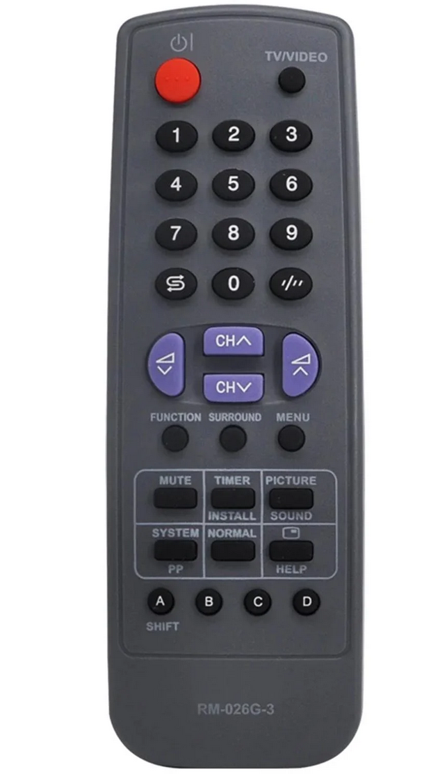 Пульт для телевизора Sharp RM-026G (438)