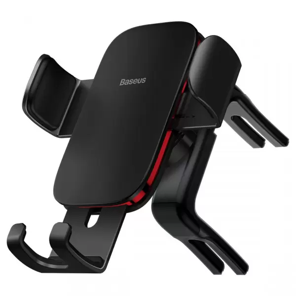 Автотримач для телефону BASEUS Metal Age Ⅱ Gravity Car Mount Black (SUJS030001)