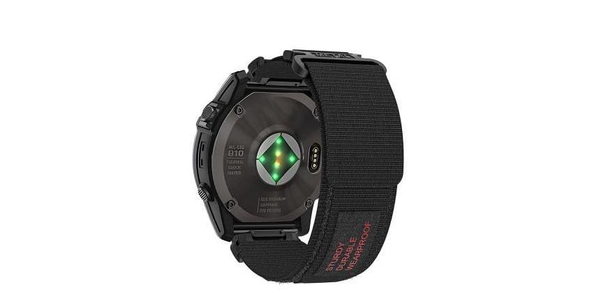Ремешок Nylon Loop для смарт-часов Garmin Quatix 8 51 мм 26 мм Черный