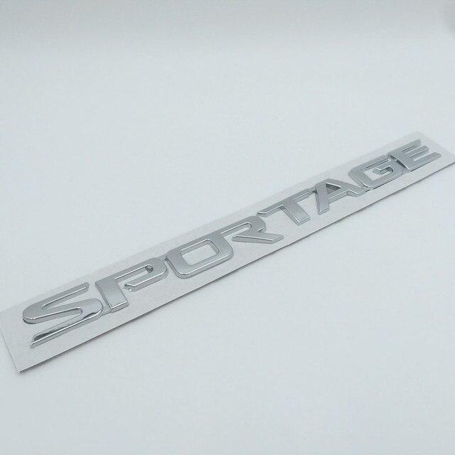 Эмблема надпись Sportage KIA ABS 22,5х1,9 см Хром глянцевый (1730498952)