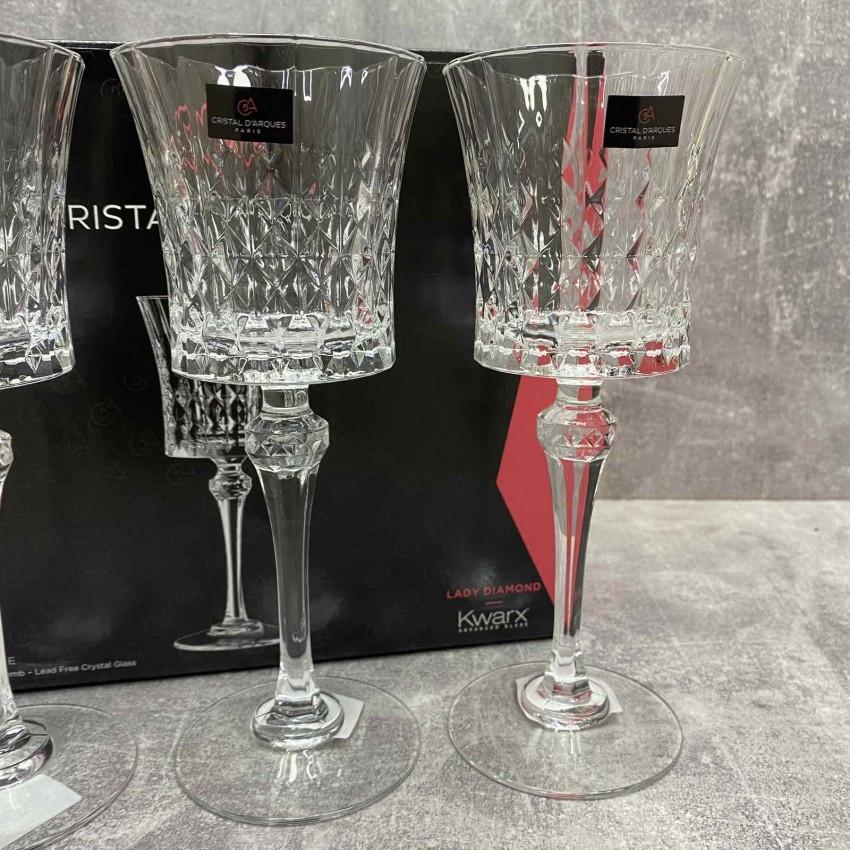 Набір келихів для вина CD'A Lady Diamond L9743 270 мл 6 шт. (1766120160) - фото 6