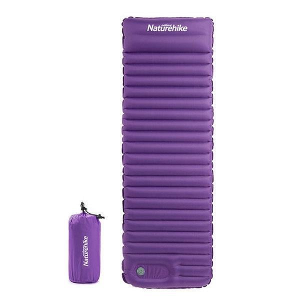 Надувной матрас Naturehike C001 TPU mattress with pillow S NH18Q001-D 1850x600x75 мм Purple