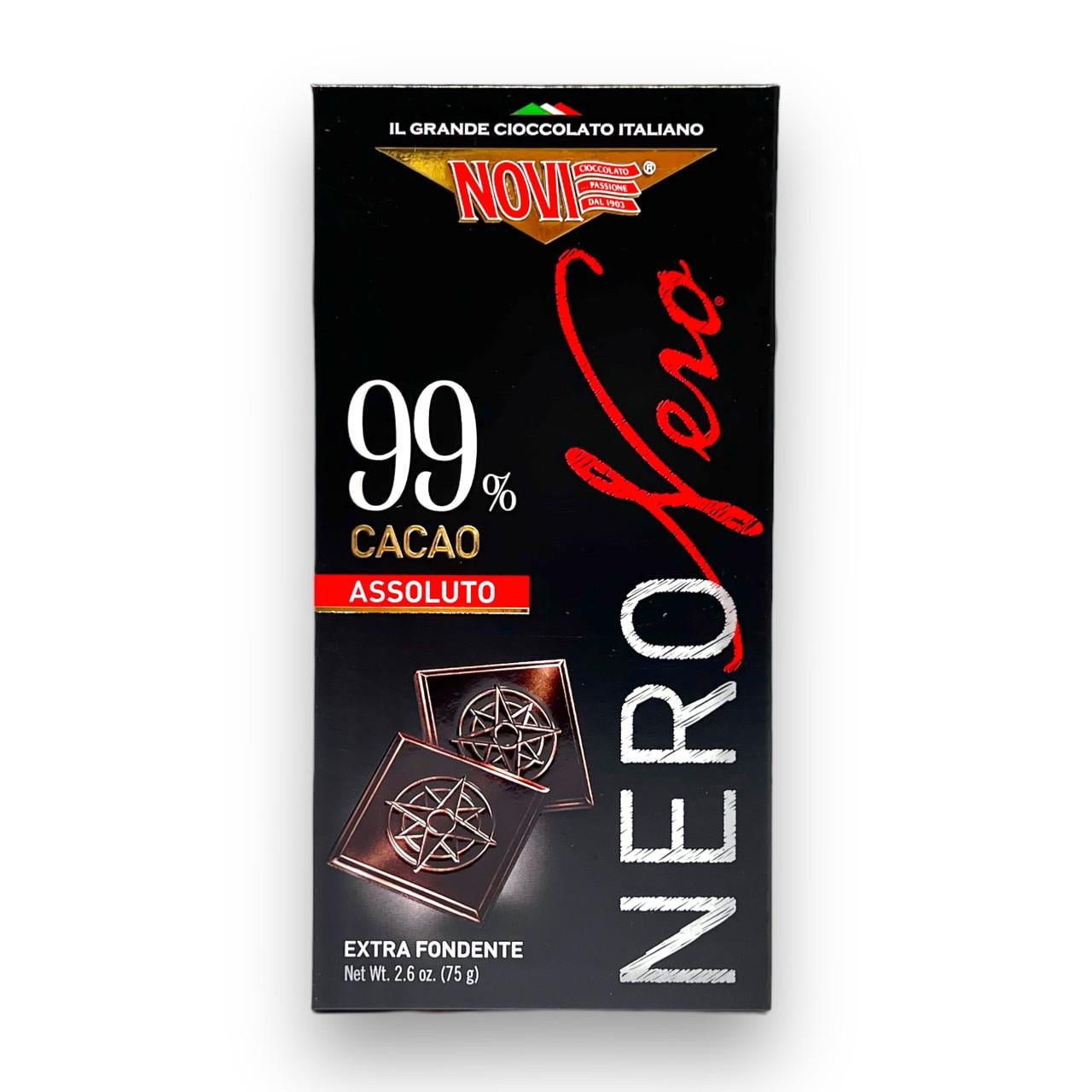 Шоколад черный NOVI Nere assoluto 99% cacao 75 г (2013751907)