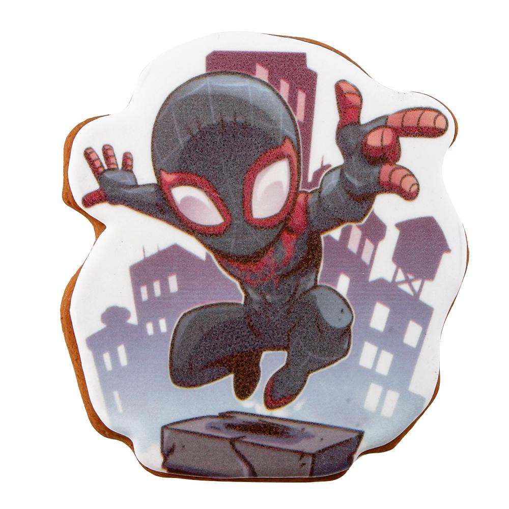 Пряник с принтом Крафт печиво Человек-паук Вокруг вселенной Майлз Моралес №3 45 г