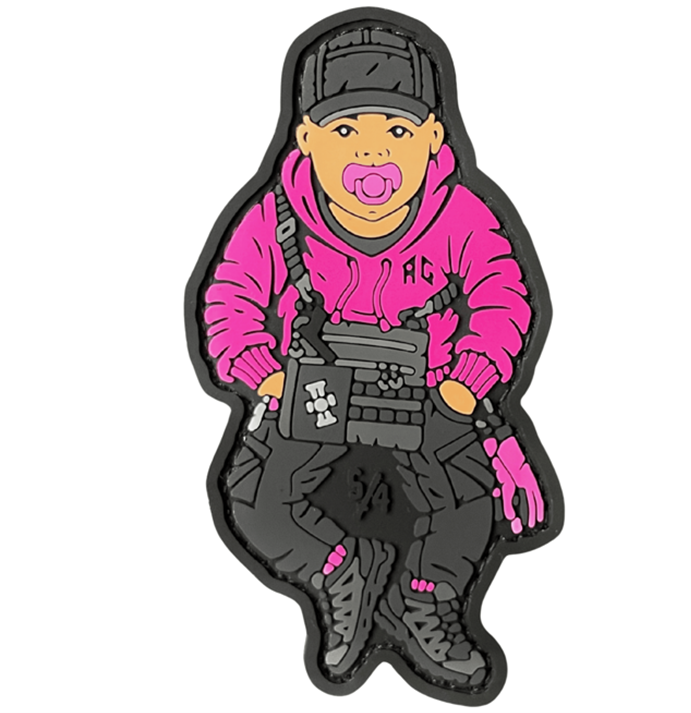 Патч Малюк Двіжовий Рожевий (PATCH-091) Патч Малюк Двіжовий Рожевий (PATCH-091)