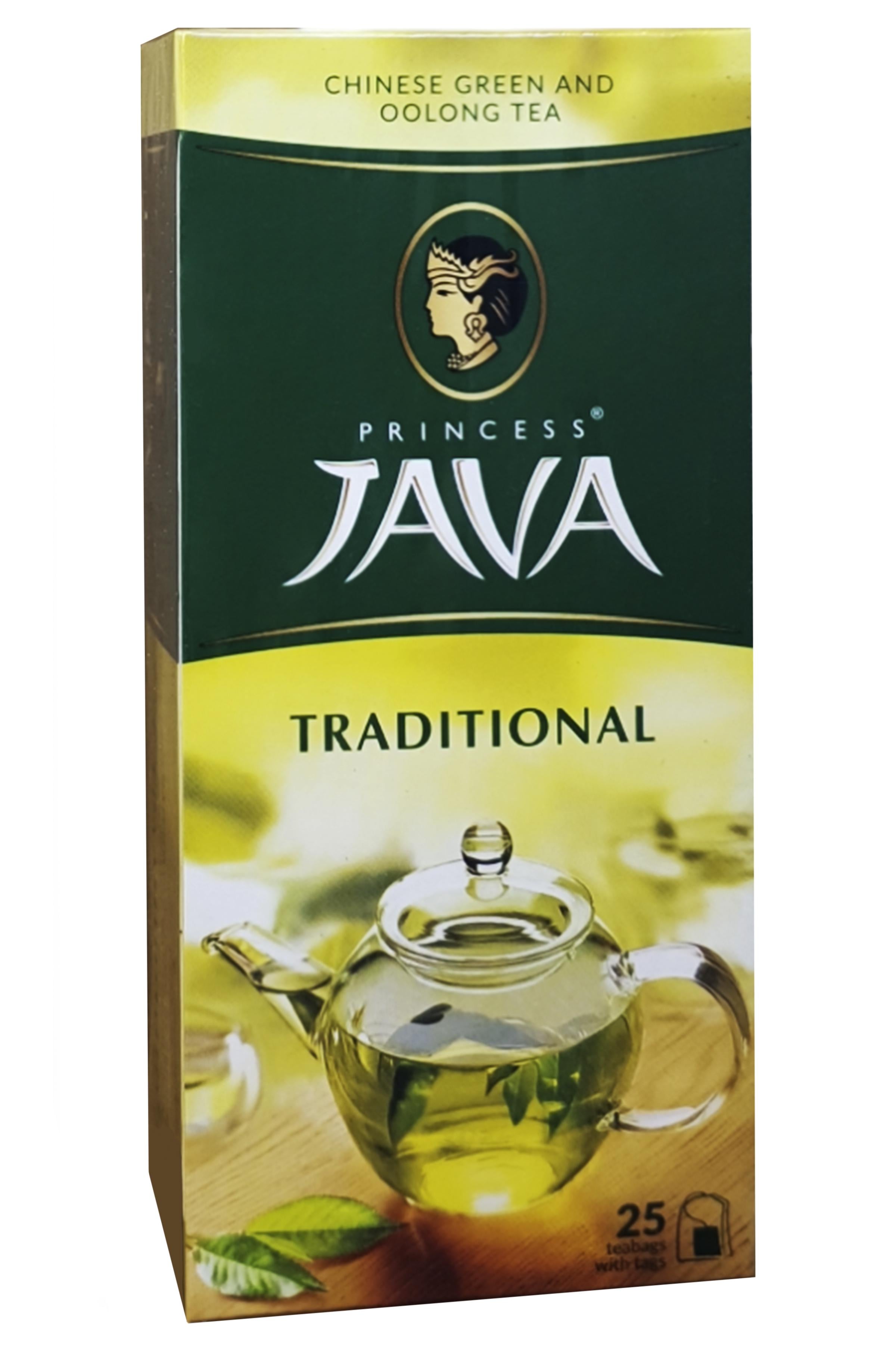 Чай зеленый Принцесса Ява Традиционный и оолонг 25 пакетиков (53627)