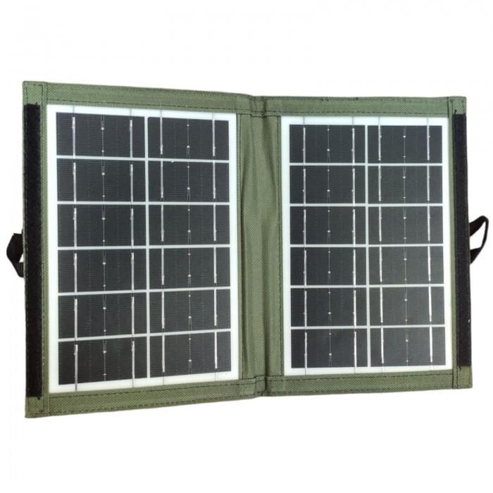 Сонячна панель CcLamp CL-670 7 Вт трансформер Solar Panel 29х20 см Зелений (32407283)