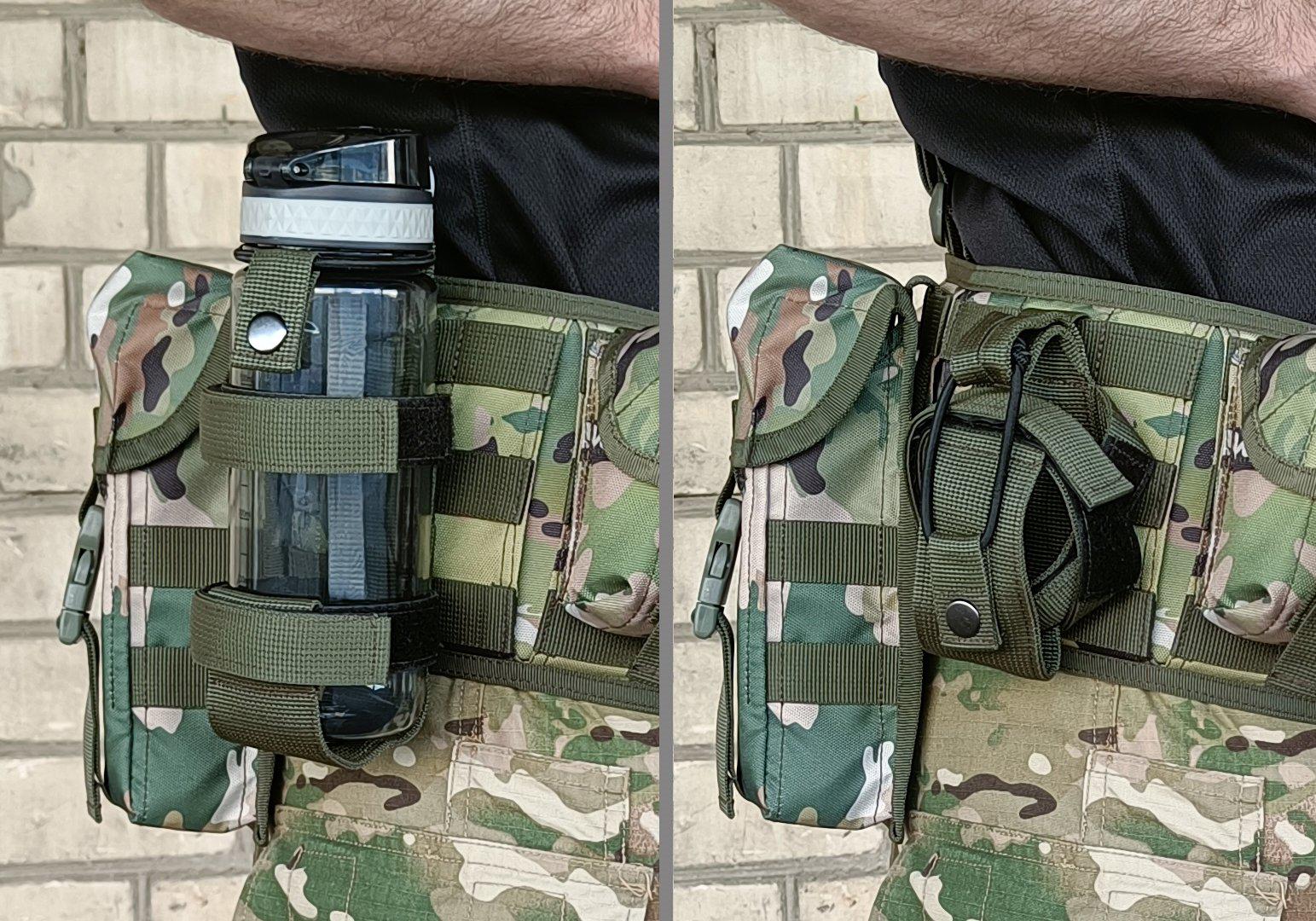 Подсумок под бутылку Оливковый (7363) - фото 3 Подсумок под бутылку Оливковый (7363) - фото 3