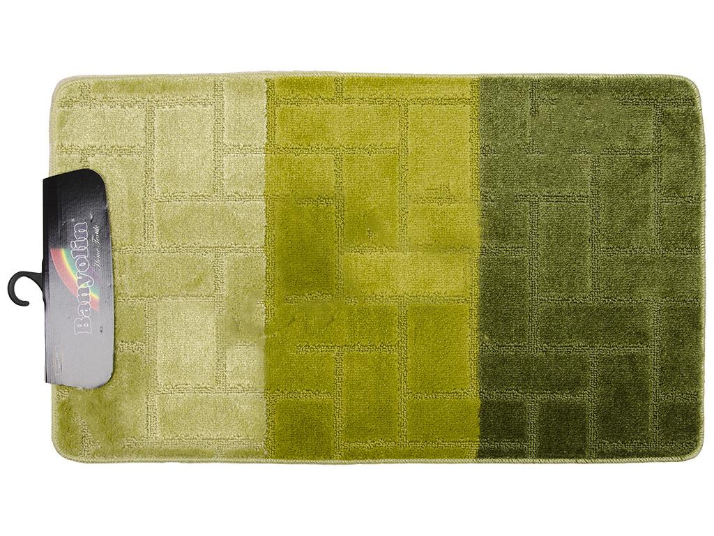 Комплект ковриков в ванную Banyolin SILVER Зеленый (MUP-32023-GREEN)