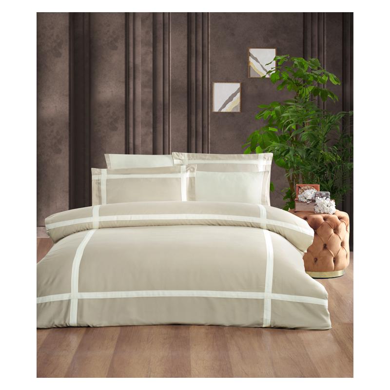 Комплект постельного белья Silkarea Unlimits Бежевый/Белый Комплект постельного белья Silkarea Unlimits Бежевый/Белый