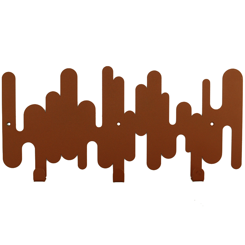 Вешалка настенная Glozis H-100 37х17 см Rhythm Ochre (62860ac9b0f57961d80fba72)