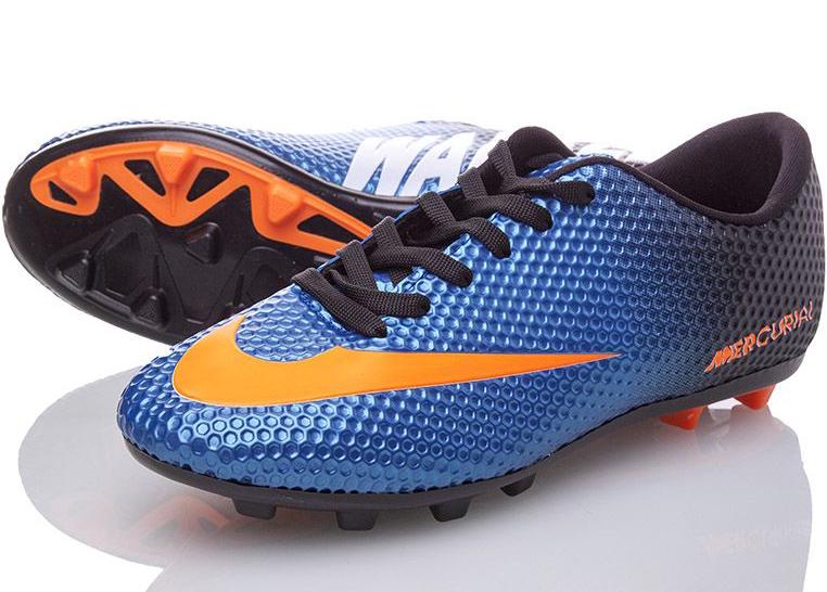 Шипованные бутсы Difeno m211-blue-o р. 42 Синий