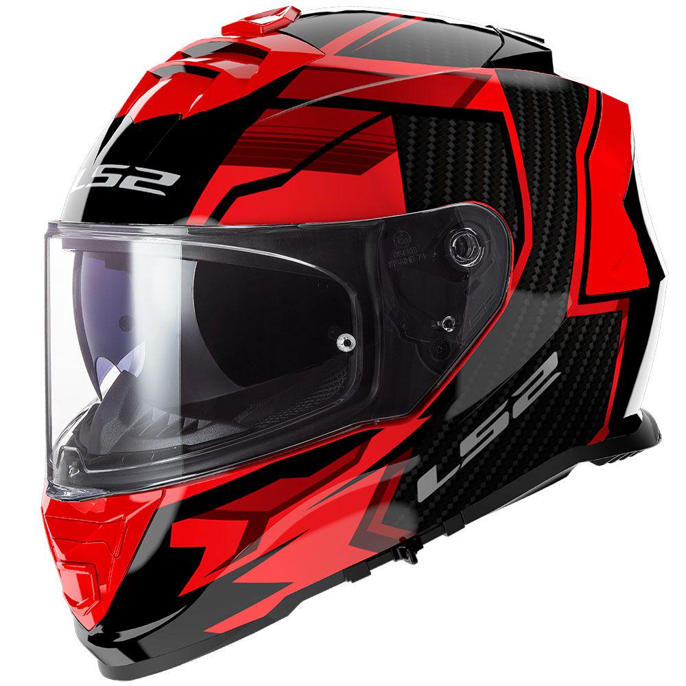 Мотошлем LS2 FF800 Storm 2 Tracker XS Black/Red (36650)