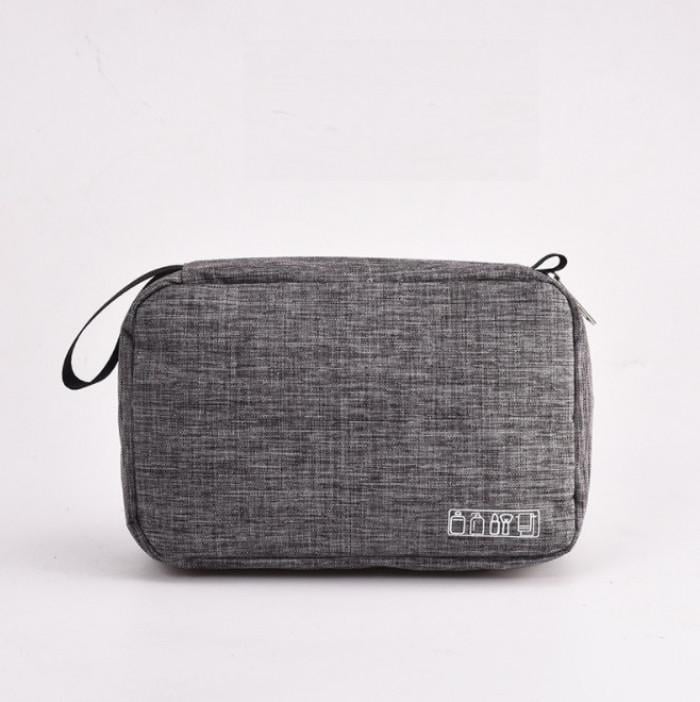 Косметичка раскладная дорожная с крючком Серый (ОКД-21-3)