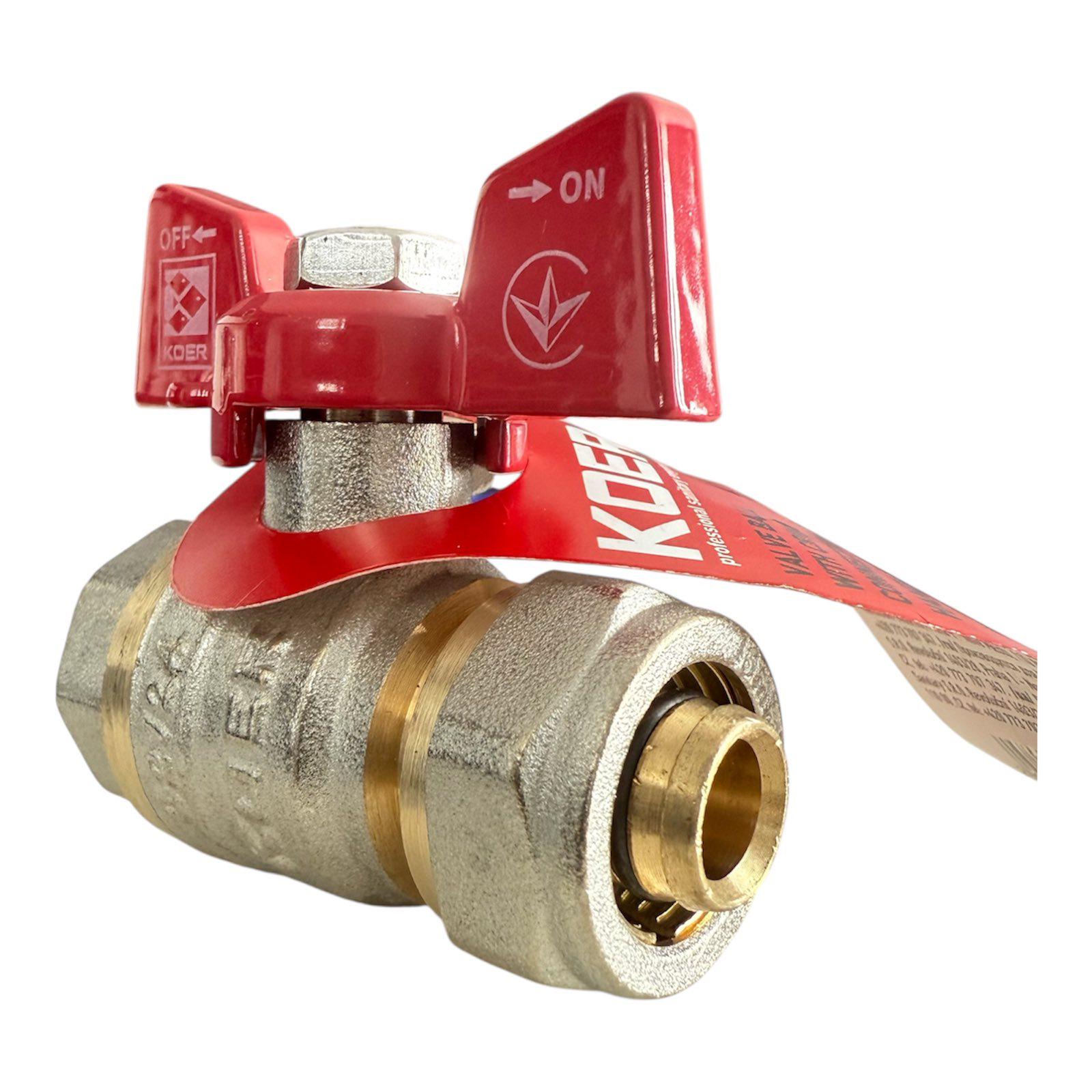 Кран шаровой KOER Винг 20х3/4"В (00-00004875)