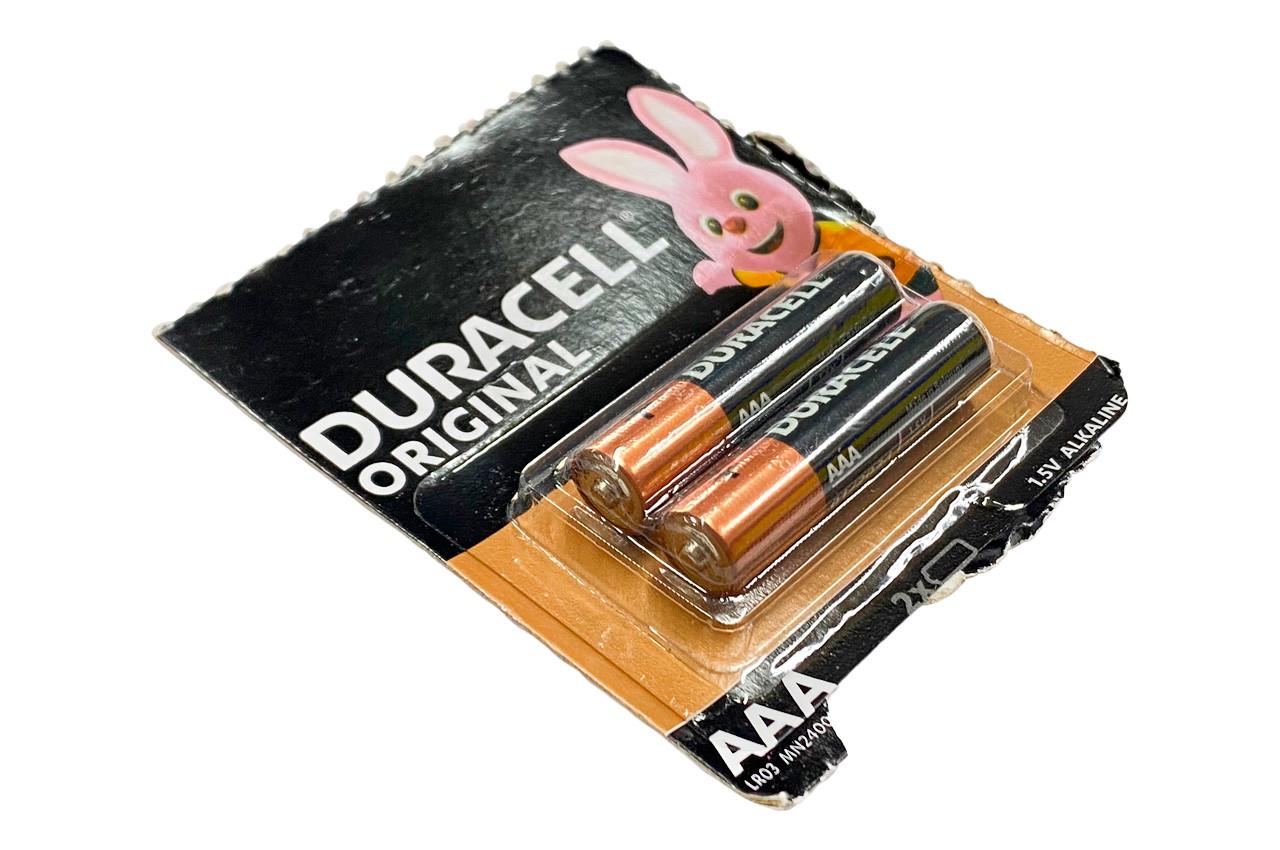 Батарейка лужна Duracel AAA LR03 Р-1053 2 шт. (2781394940)