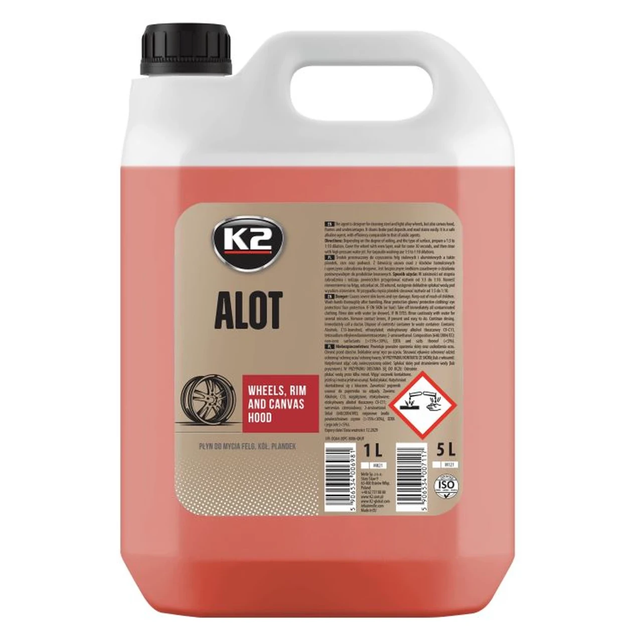 Очиститель дисков и колпаков ALOT 5 л