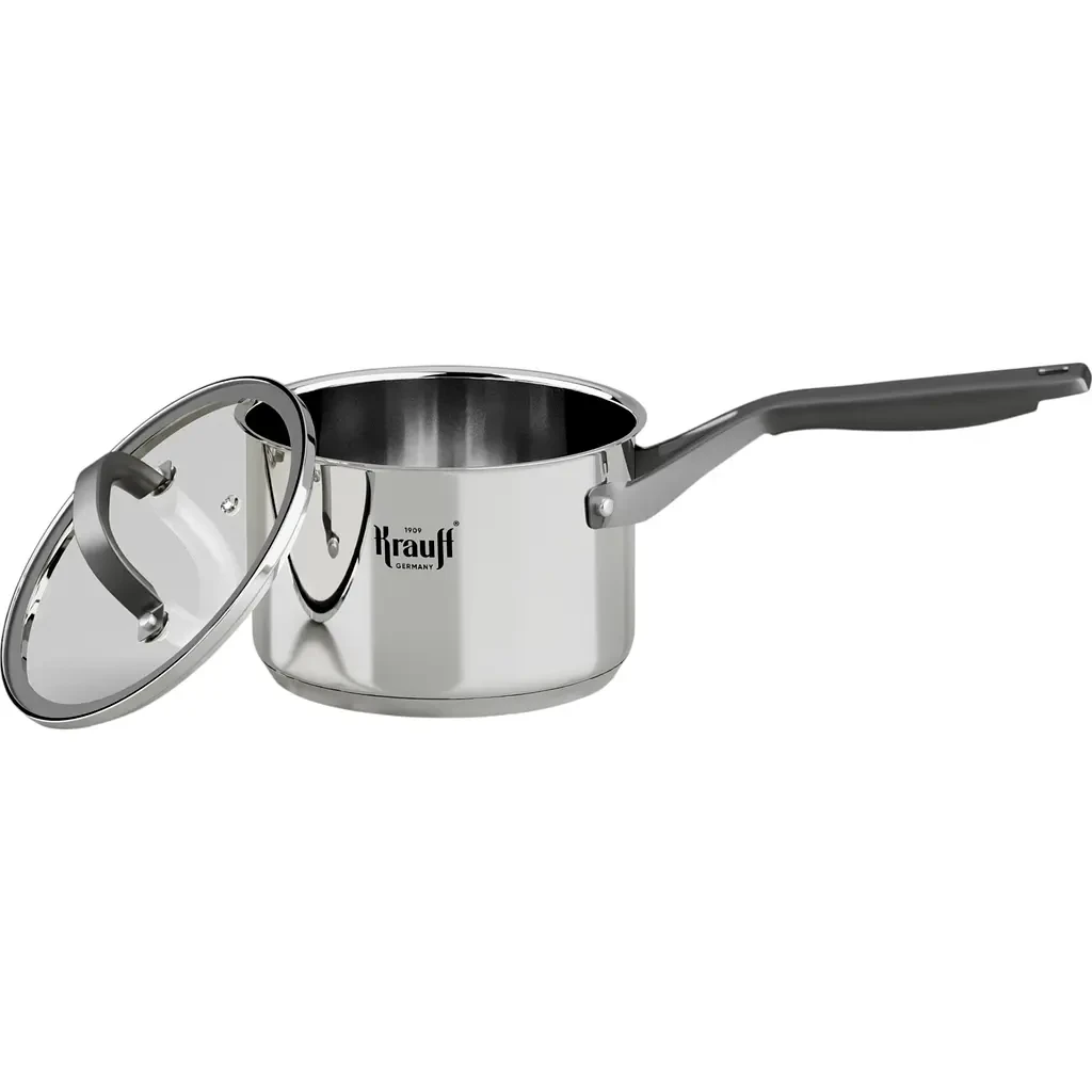 Ковш с крышкой Krauff Prime Chef 26-303-006 из нержавеющей стали 2,1 л 16 см (2602126112)