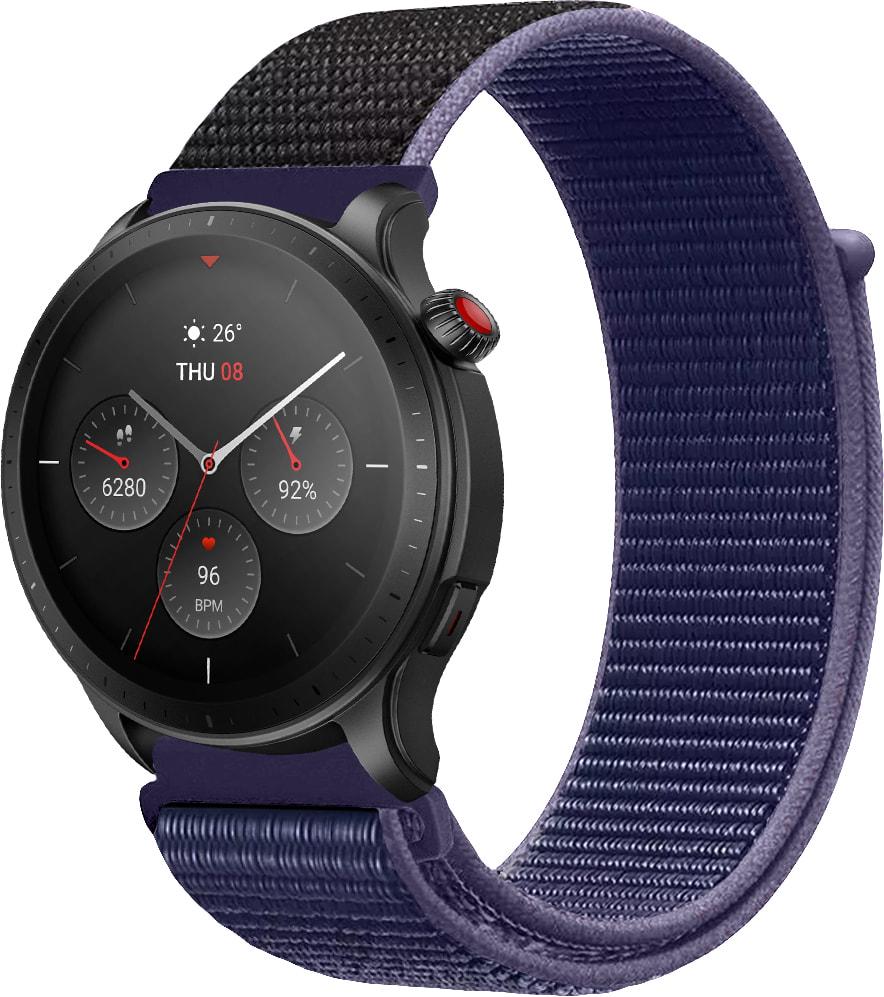 Ремешок нейлоновый Sport Loop для Amazfit GTR 4 22 мм Midnight Blue (31091-4D)