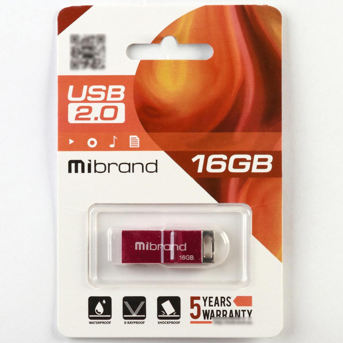 Flash Mibrand USB 2.0 Chameleon 16Gb Pink (29caa1-15591) - фото 2