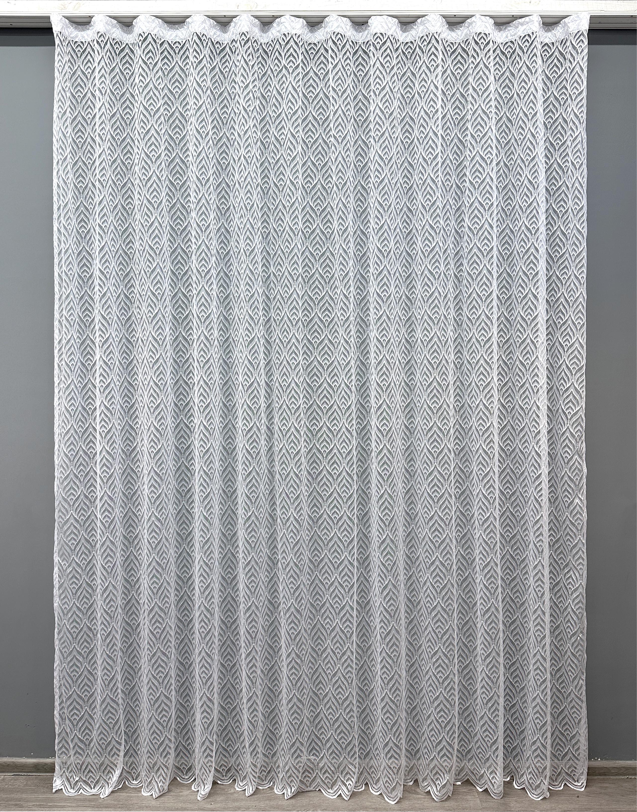 Тюль VR-Textil 1588т Гипюр 300х270 см Белый (42-0548)