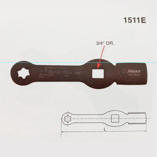 Ключ ударный Hans под квадрат Е24 3/4" (1511E24)