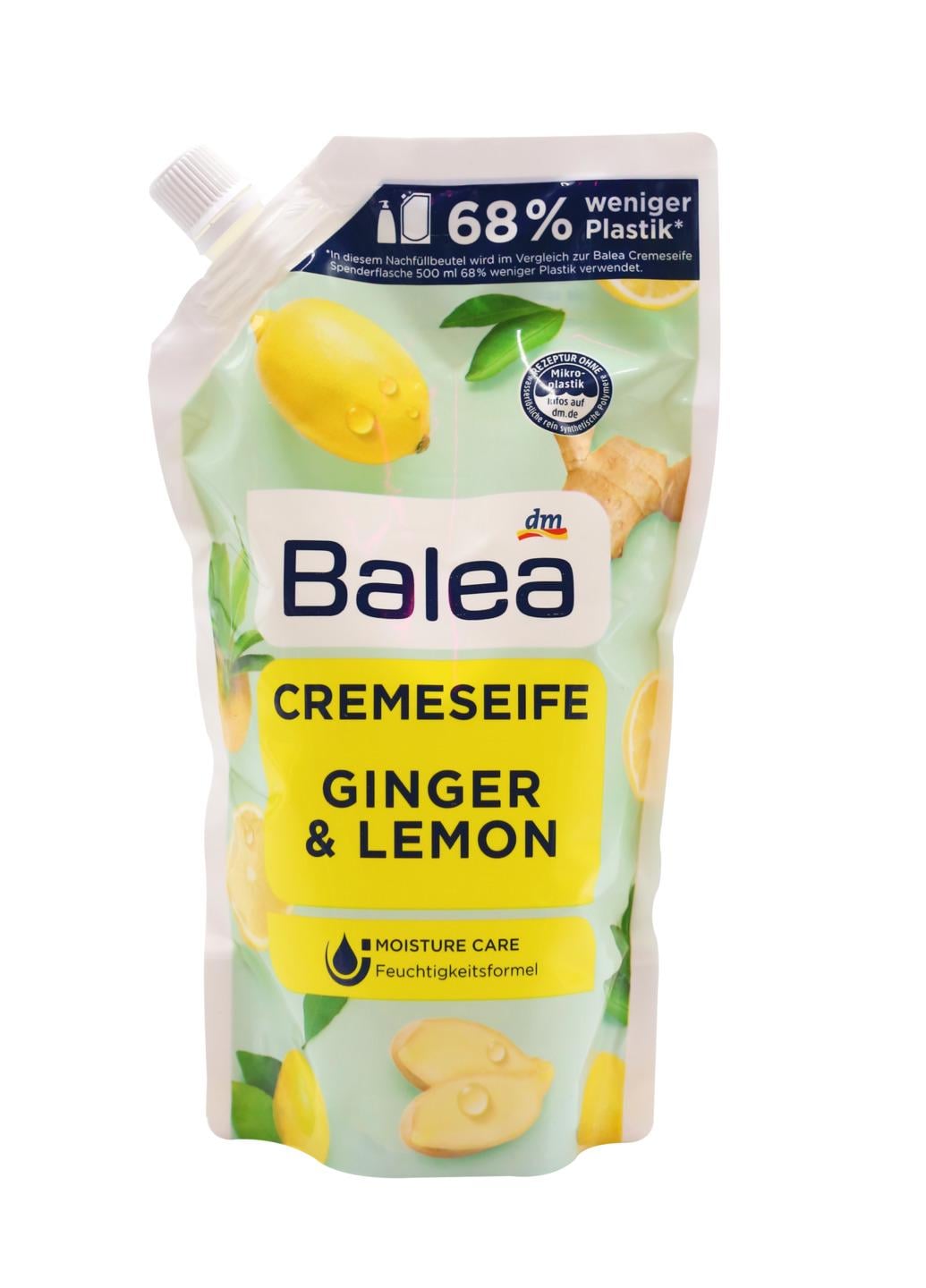 Жидкое крем-мыло Balea Имбирь и Лимон запаска 500 мл (НФ-00003420)